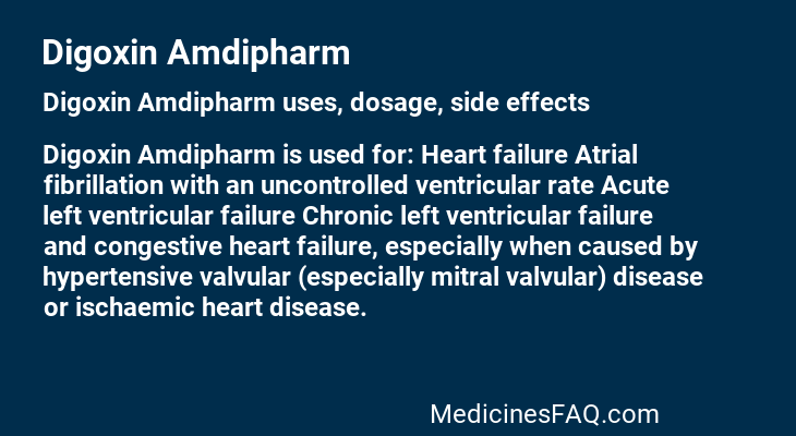 Digoxin Amdipharm