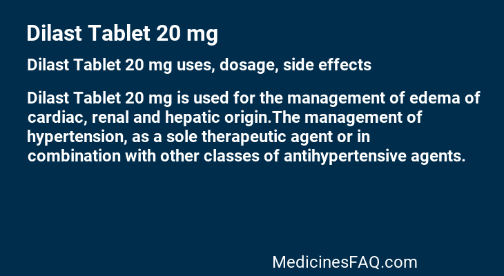Dilast Tablet 20 mg