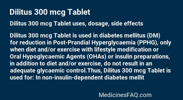 Dilitus 300 mcg Tablet