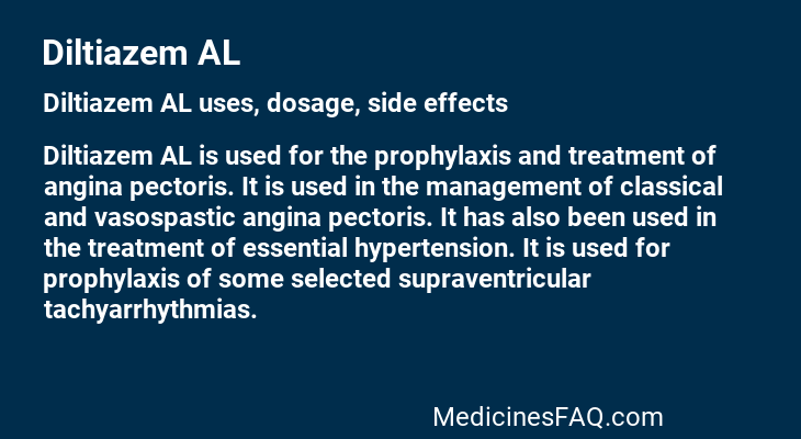 Diltiazem AL