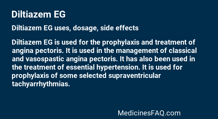 Diltiazem EG