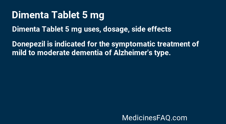 Dimenta Tablet 5 mg