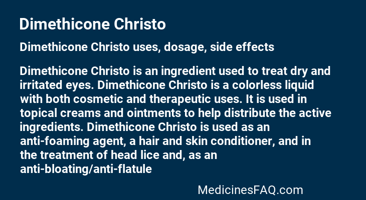 Dimethicone Christo