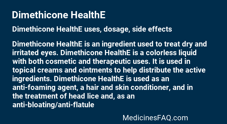 Dimethicone HealthE