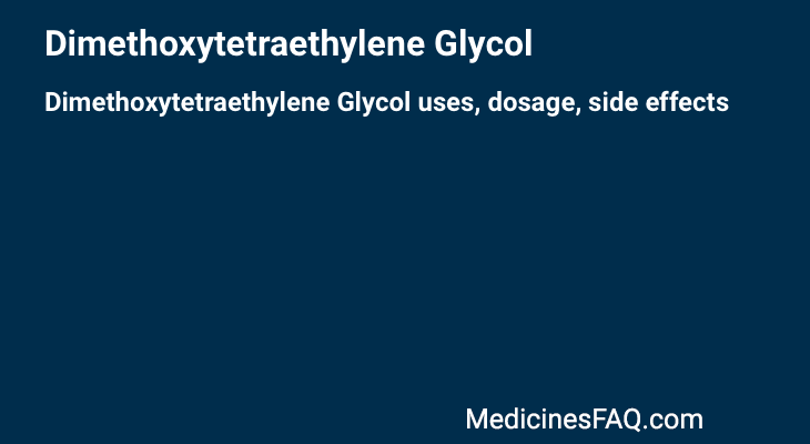 Dimethoxytetraethylene Glycol