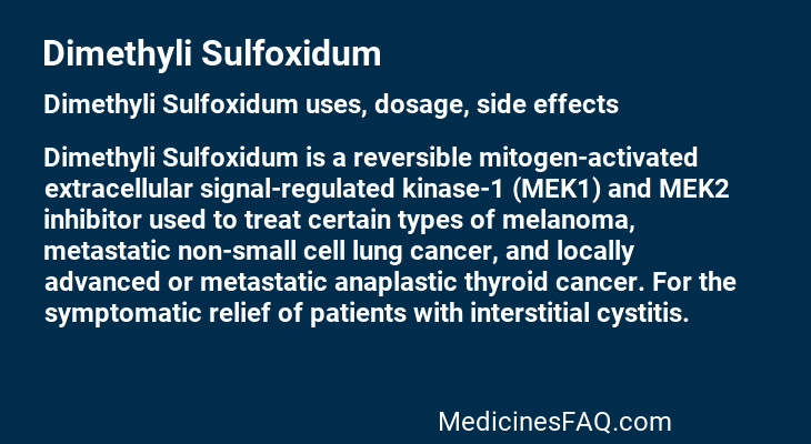 Dimethyli Sulfoxidum