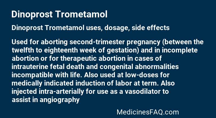 Dinoprost Trometamol