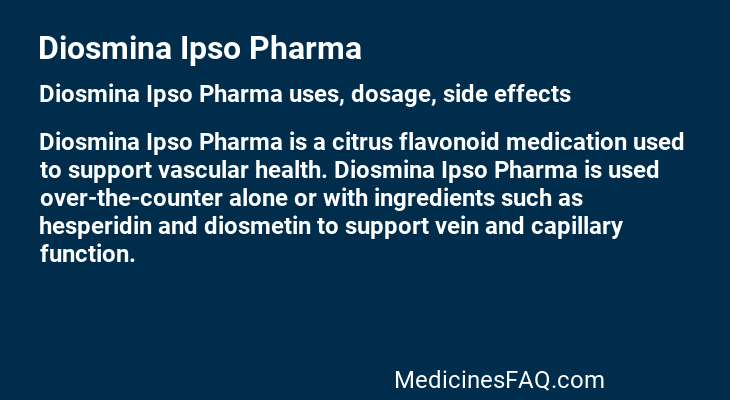 Diosmina Ipso Pharma