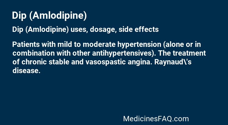 Dip (Amlodipine)