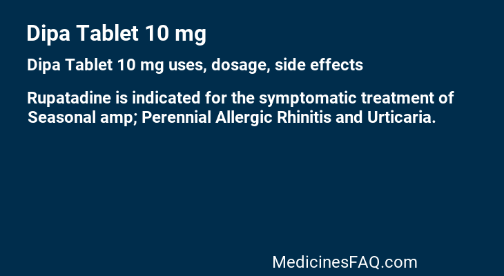 Dipa Tablet 10 mg