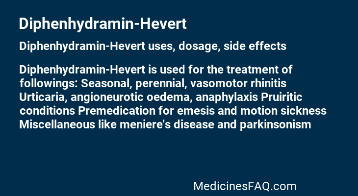 Diphenhydramin-Hevert
