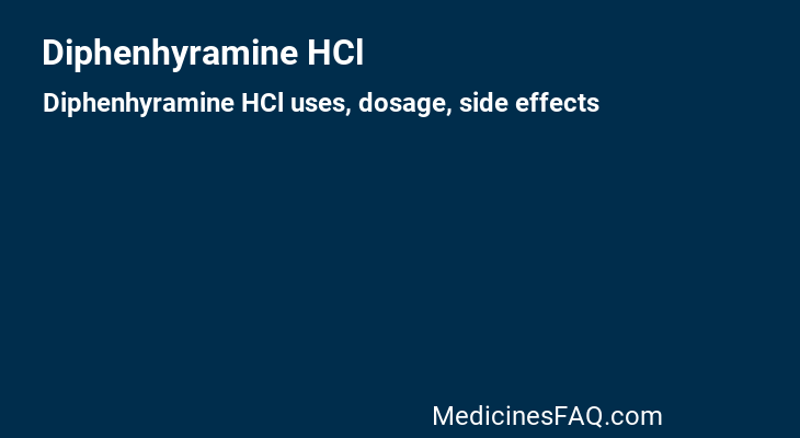 Diphenhyramine HCl
