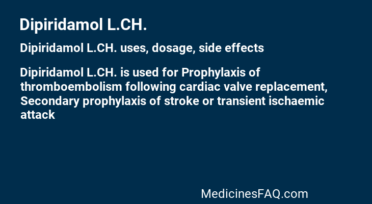 Dipiridamol L.CH.