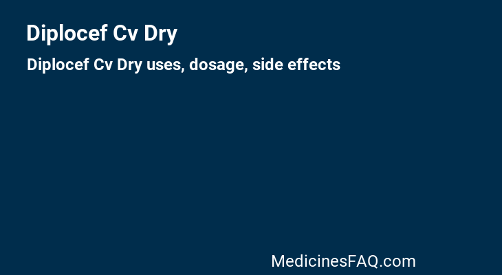Diplocef Cv Dry