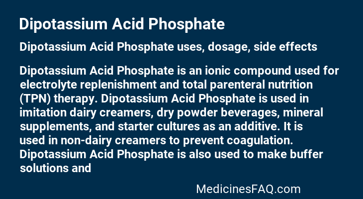 Dipotassium Acid Phosphate