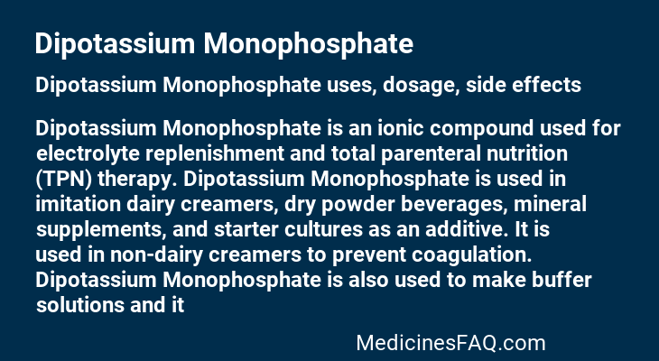 Dipotassium Monophosphate