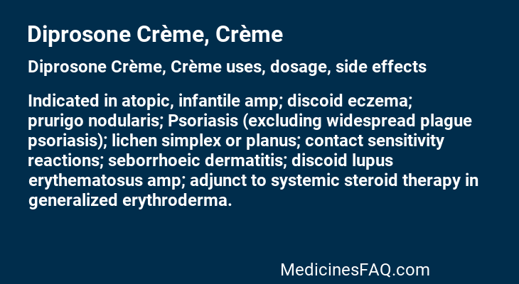 Diprosone Crème, Crème