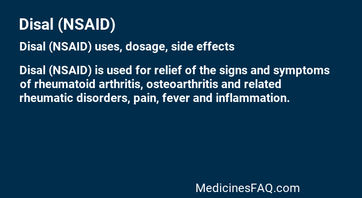 Disal (NSAID)