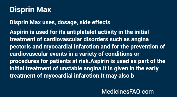 Disprin Max