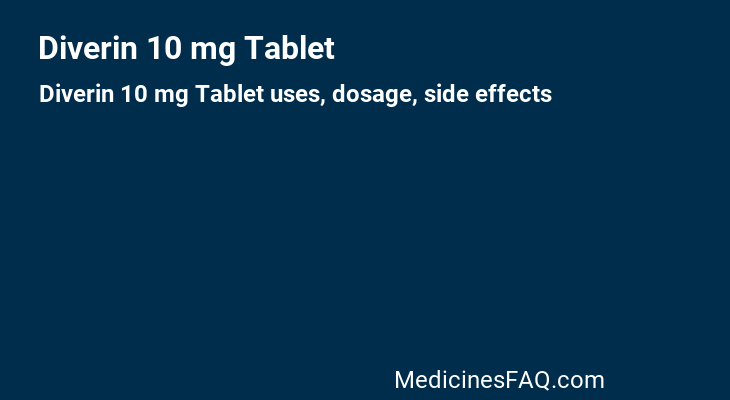 Diverin 10 mg Tablet