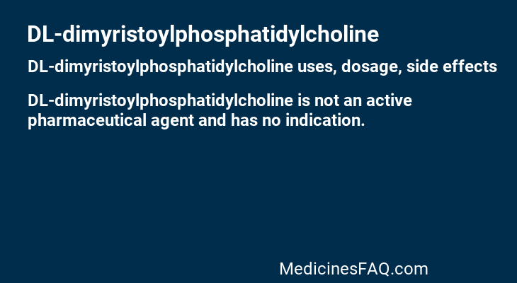 DL-dimyristoylphosphatidylcholine