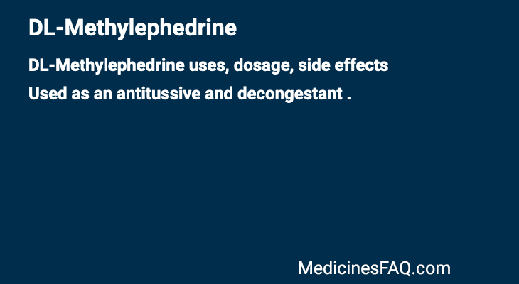 DL-Methylephedrine