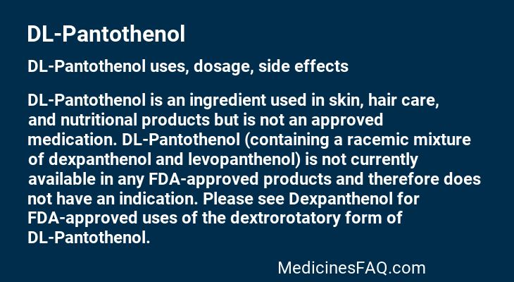 DL-Pantothenol