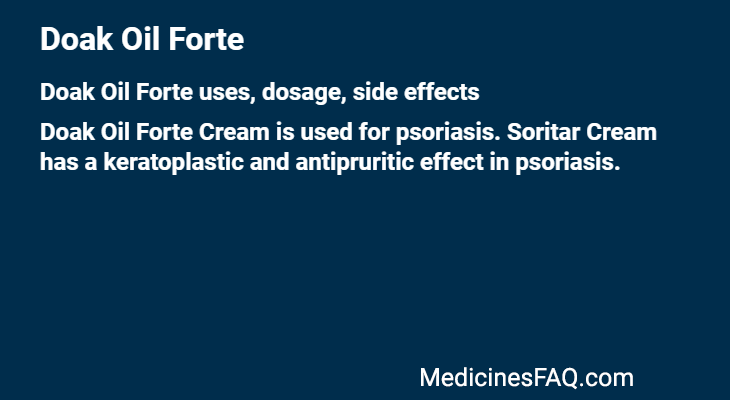 Doak Oil Forte