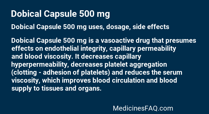 Dobical Capsule 500 mg