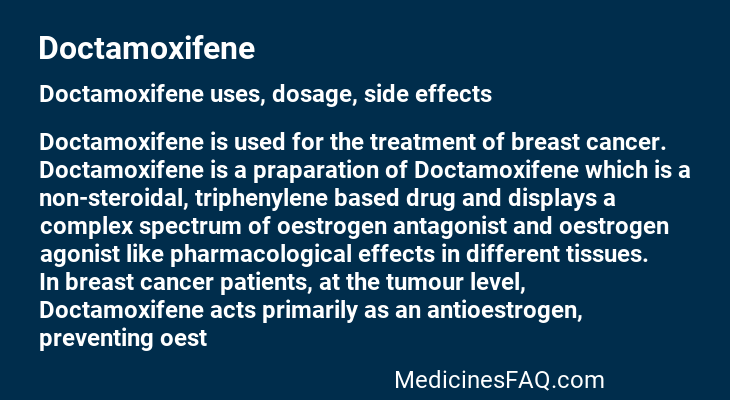 Doctamoxifene