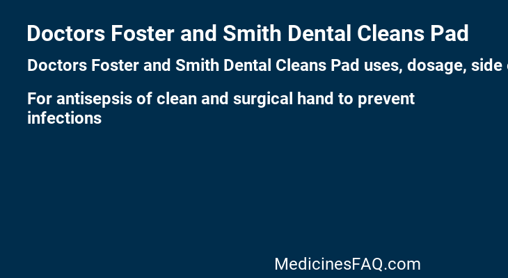 Doctors Foster and Smith Dental Cleans Pad