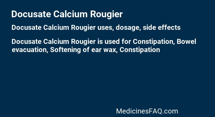 Docusate Calcium Rougier