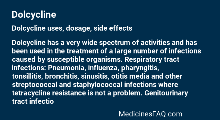 Dolcycline