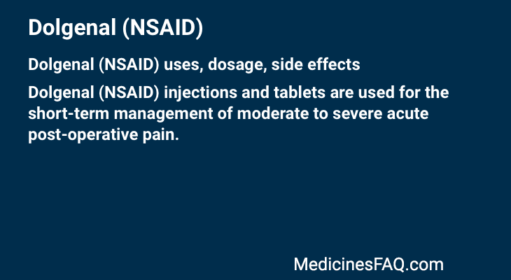 Dolgenal (NSAID)