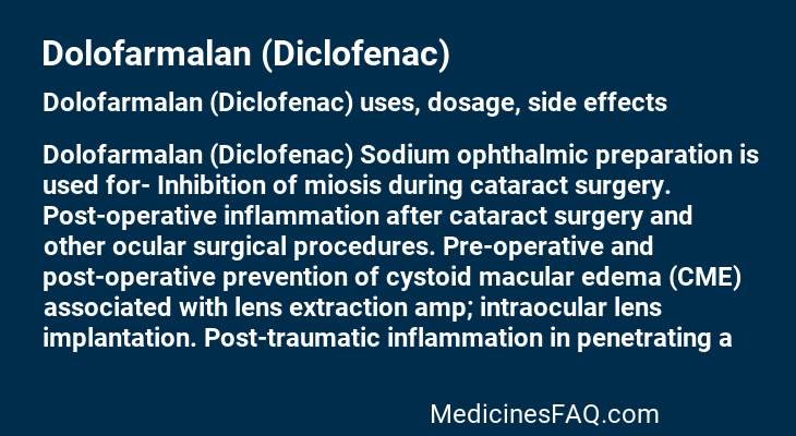 Dolofarmalan (Diclofenac)