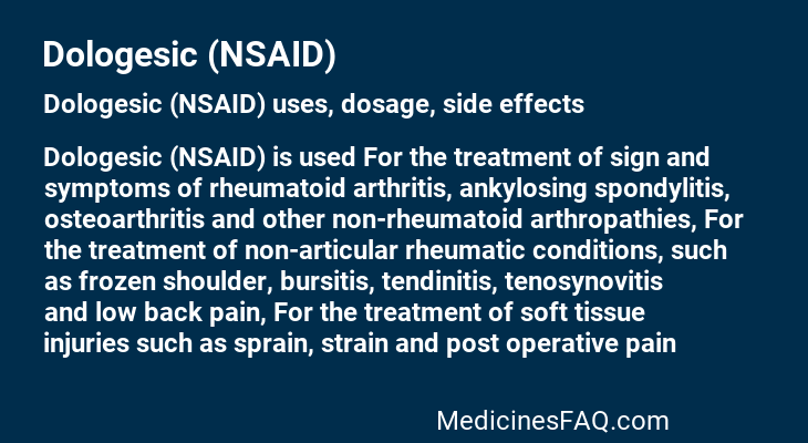 Dologesic (NSAID)