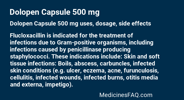 Dolopen Capsule 500 mg