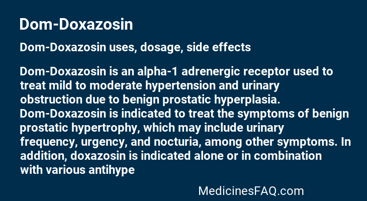 Dom-Doxazosin