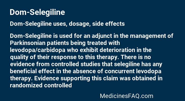 Dom-Selegiline