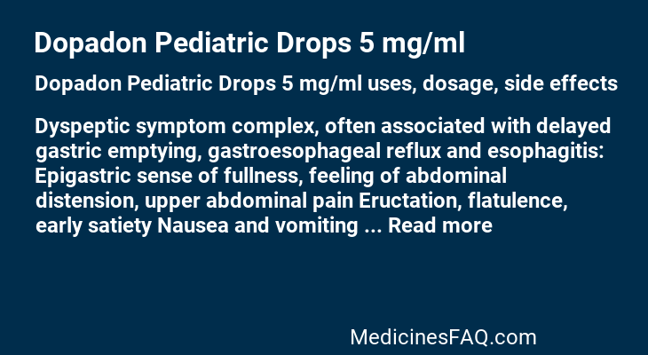 Dopadon Pediatric Drops 5 mg/ml