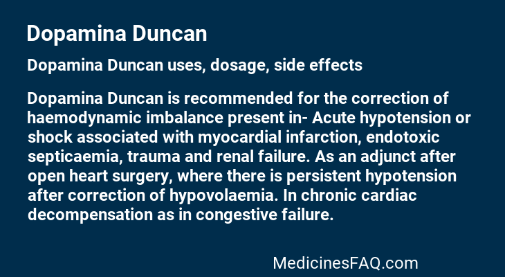 Dopamina Duncan