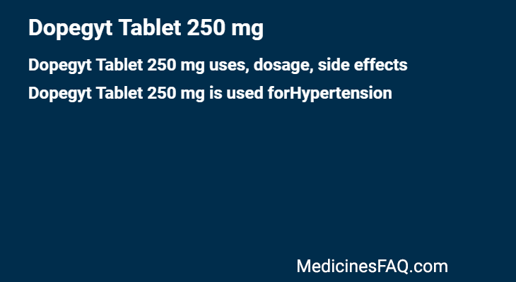 Dopegyt Tablet 250 mg