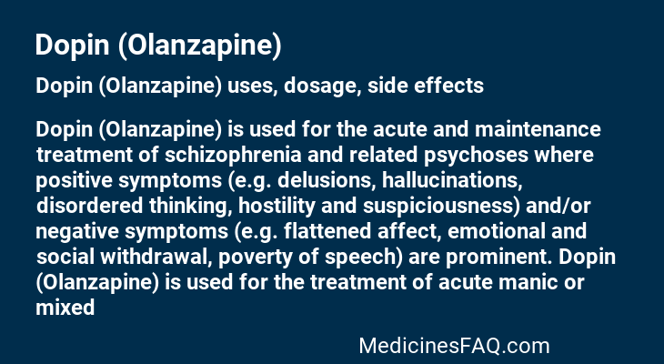 Dopin (Olanzapine)