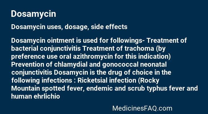Dosamycin