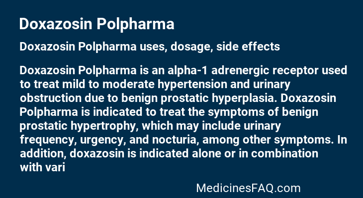 Doxazosin Polpharma