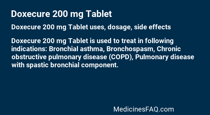 Doxecure 200 mg Tablet