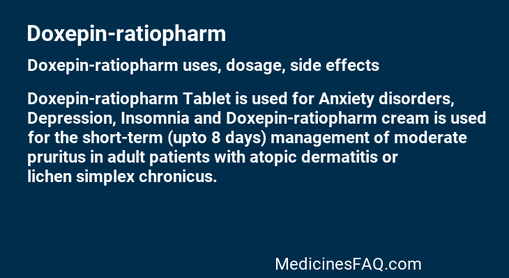 Doxepin-ratiopharm