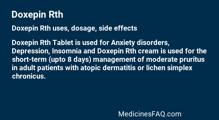 Doxepin Rth