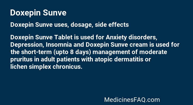 Doxepin Sunve