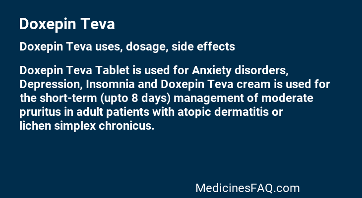 Doxepin Teva